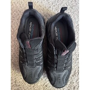 Men's Skechers  Air Cooled Memory Foam Comfort SN51866 Black Size 7